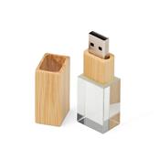 Pen Drive de Cristal Bambu 4GB - 00064-4GB