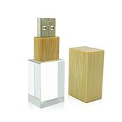 Pen Drive de Cristal Bambu 4GB - 00064-4GB