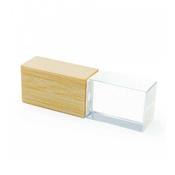 Pen Drive de Cristal Bambu 4GB - 00064-4GB