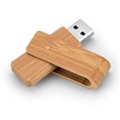 Pen Drive Ecológico Giratório de Bambu - PDEGB-4GB