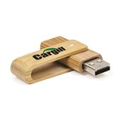 Pen Drive Ecológico Giratório de Bambu - PDEGB-4GB