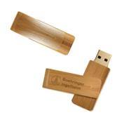 Pen Drive Ecológico Giratório de Bambu - PDEGB-4GB