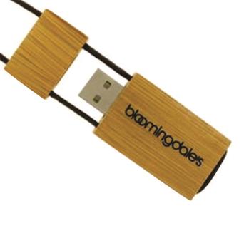 Pen Drive Ecológico Quadrado com Cordão - PDECC-16GB