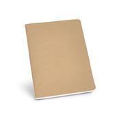 Caderno A5 em Cartão Kraft Reciclado com Folhas Pautadas - 93495