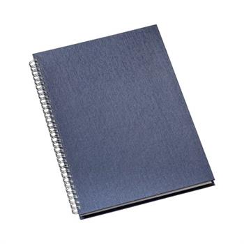 Caderno de Negócios Grande Capa Metalizada Azul - 301L
