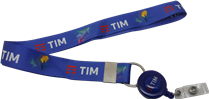 Cordão Porta Crachá com Roller Clip