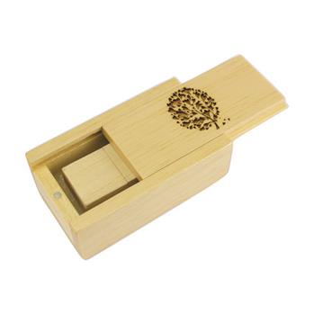 Conjunto Estojo e Pen Drive Bambu - 069-4GB