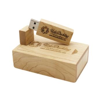 Conjunto Estojo e Pen Drive Bambu - 069-32GB