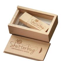 Conjunto Estojo e Pen Drive Bambu - 069-64GB