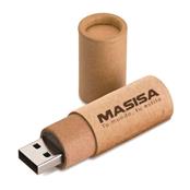 Pen Drive Ecológico Tubo Com Tampa - PDETT-4GB