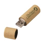 Pen Drive Ecológico Tubo Com Tampa - PDETT-16GB