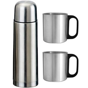 Kit Garrafa e Caneca Inox - WL-501
