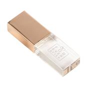 Pen Drive de Vidro Dourado - PDVDR-4GB