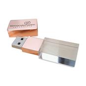 Pen Drive de Vidro Rose - PDVRS-4GB