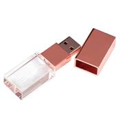 Pen Drive de Vidro Rose - PDVRS-4GB