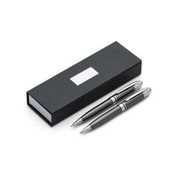Conjunto de Caneta e Lapiseira Personalizado - ER180PAR-BCO