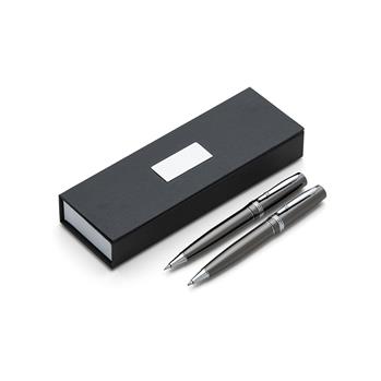 Conjunto de Caneta e Lapiseira Personalizado - ER182PAR-BCO