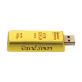 Pen Drive Barra de Ouro - PDBROR-8GB