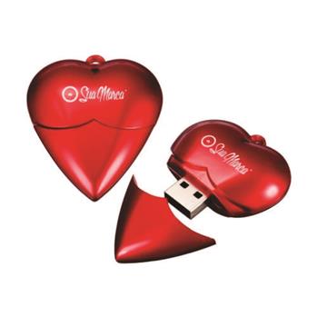 Pen Drive Coração - PDCR-8GB