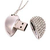 Pen Drive Coração Strass - PDCRSTR-8GB