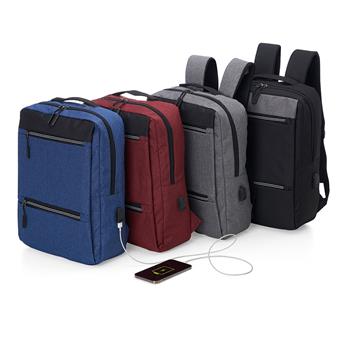 Mochila de Nylon USB 21 Litros - 01326