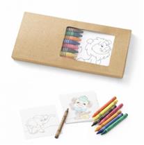 Kit com Giz de Cera para Pintar - 51755