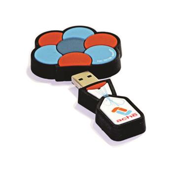 Pen Drive de Borracha 2D - 16 GB