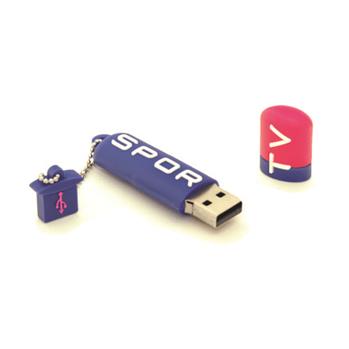 Pen Drive Emborrachado 3D - 4 GB