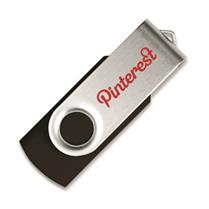 Pen Drive Giratório Metálico 64GB - 00016-SM