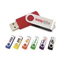 Pen Drive Giratório Metálico 64GB - 00016-SM-AM