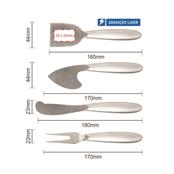 Conj, Utensílios para Queijo com Embalagem 4 Peças