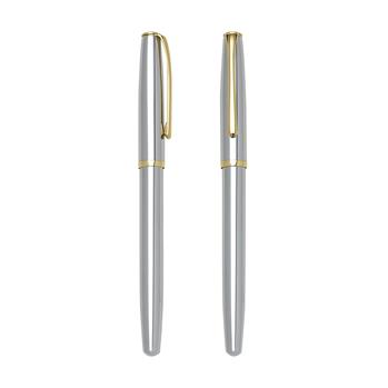 Caneta Metal Roller Prata - 00833