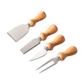 Kit Queijo e Faca Santoku 5 pçs