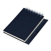 Bloco de Anotações em Couro com Porta Caneta