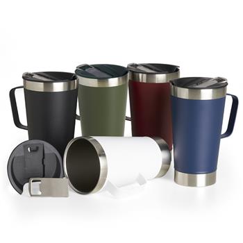 Caneca Térmica Inox com Abridor 500 ml - 04082L