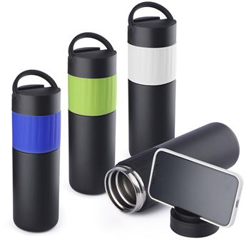 Garrafa Térmica 500ml com Suporte para Celular - GA7450