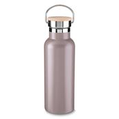 Garrafa Térmica Inox 500 ml com tampa em Fibra de Bambu Rosqueável - 14784