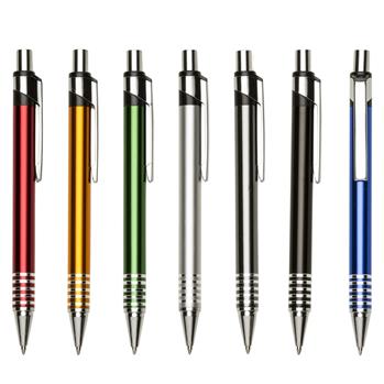 Caneta Metal Colorida