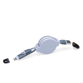 Cabo de Dados Retrátil 2 em 1 - 10339