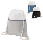 Mochila Saco em Poliéster e Veludo - BP0003