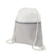 Mochila Saco em Poliéster e Veludo - BP0003