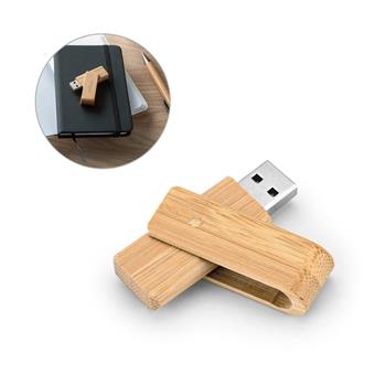 Pen Drive em bambu 8 GB - 97539