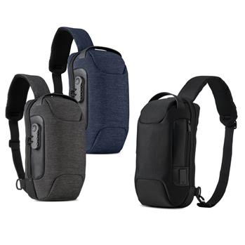 Mochila de Ombro USB Anti-Furto - 04058