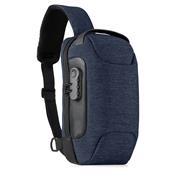 Mochila de Ombro USB Anti-Furto - 04058