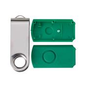 Carcaça Pen Drive Giratório Brilhante - 13960BR