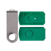 Carcaça Pen Drive Giratório Escovado - 13960ES