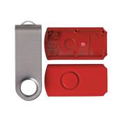 Carcaça Pen Drive Giratório Escovado - 13960ES