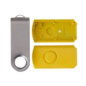 Carcaça Pen Drive Giratório Escovado - 13960ES