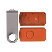 Carcaça Pen Drive Giratório Escovado - 13960ES