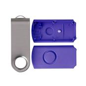 Carcaça Pen Drive Giratório Escovado - 13960ES